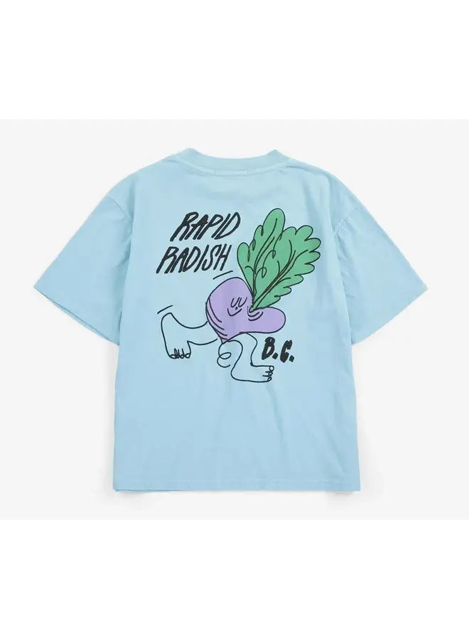 Bobo Choses | rapid radish oversized t-shirt | light blue