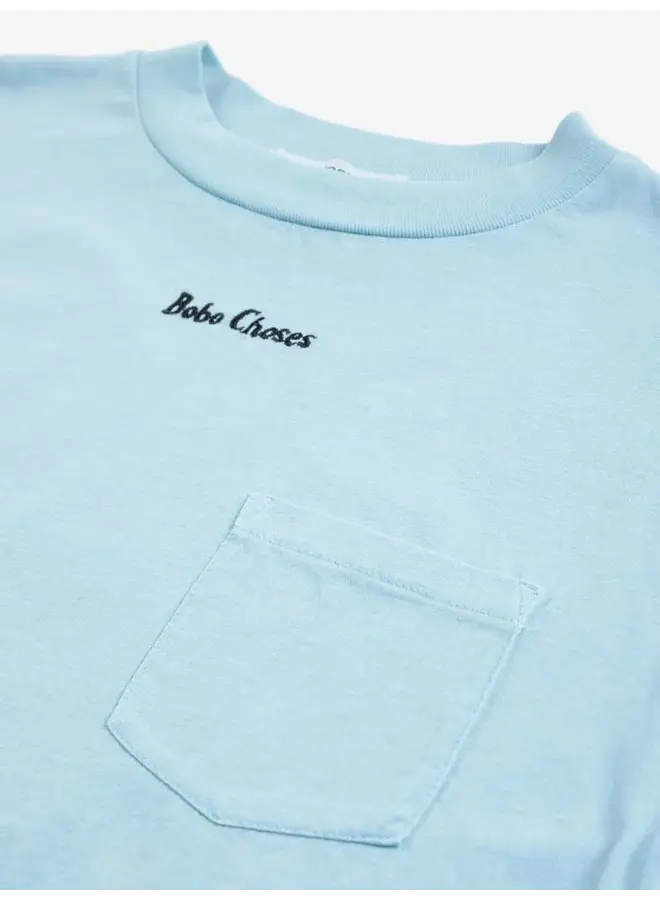 Bobo Choses | rapid radish oversized t-shirt | light blue