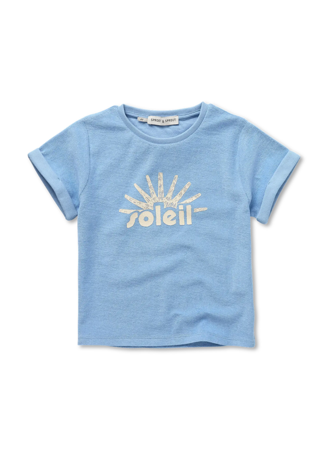 Sproet & Sprout | terry t-shirt soleil | forever blue