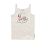 Sproet & Sprout | girls spaghetti top swan  | off-white