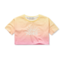 Sproet & Sprout | cropped t-shirt rainbow dye | podium pink