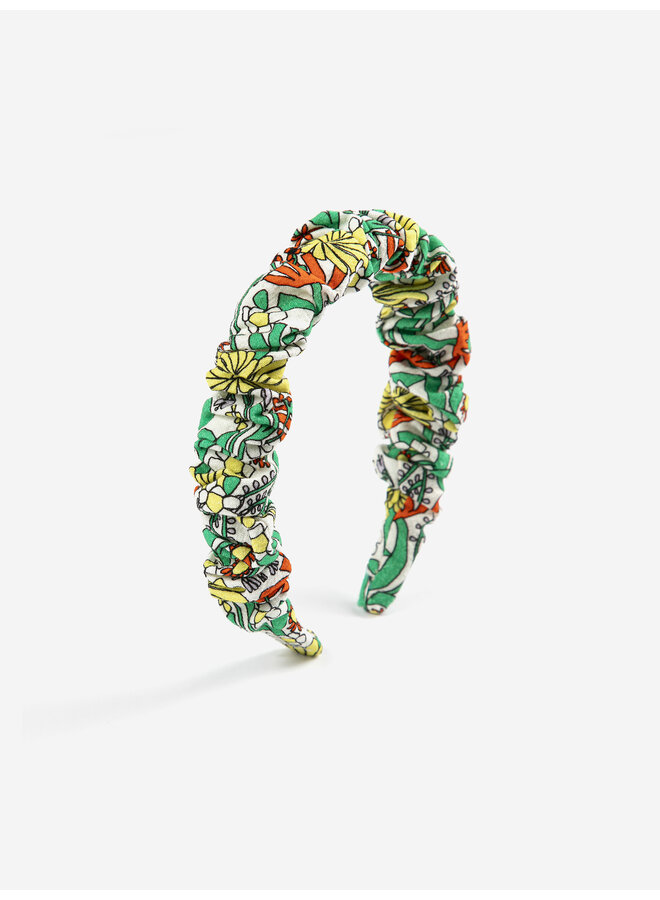 Bobo Choses | color herbalist all over gathered headband | offwhite
