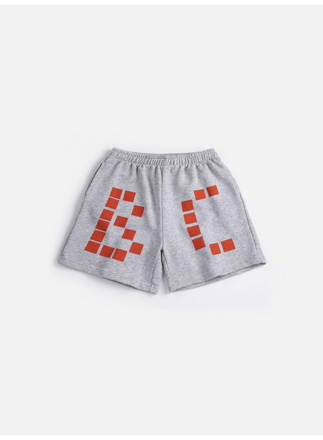 Bobo Choses | square bobo choses bermuda shorts | heather grey