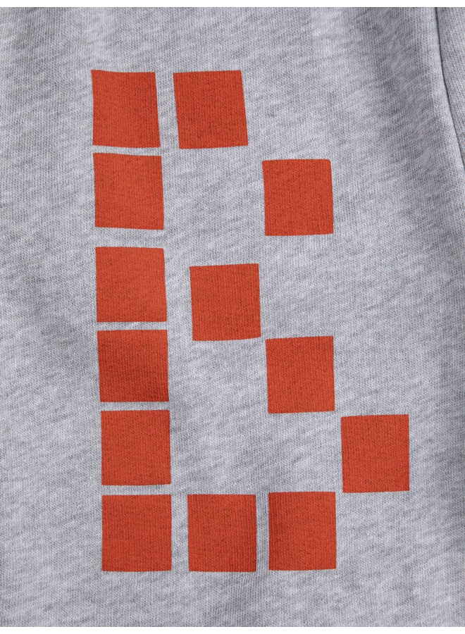 Bobo Choses | square bobo choses bermuda shorts | heather grey