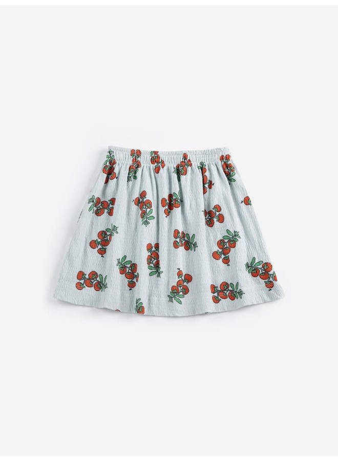 Bobo Choses | juicy tomatoes all over skirt | light blue