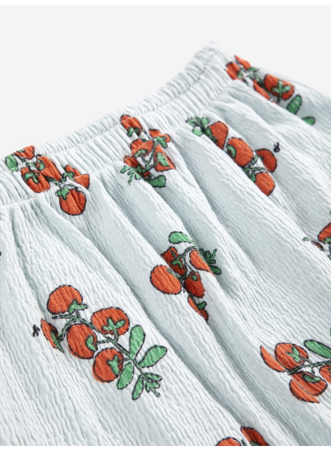 Bobo Choses | juicy tomatoes all over skirt | light blue