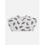 Bobo Choses | juicy tomatoes all over cropped t-shirt | light blue