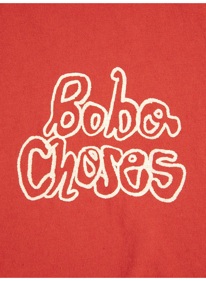 Bobo Choses | bobo choses by hand cropped t-shirt | red
