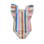 Sproet & Sprout | swimsuit ruffles multi stripes  | sesame
