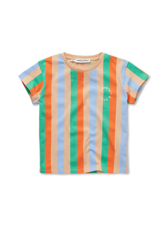 Sproet & Sprout | t-shirt vertical stripes | sand
