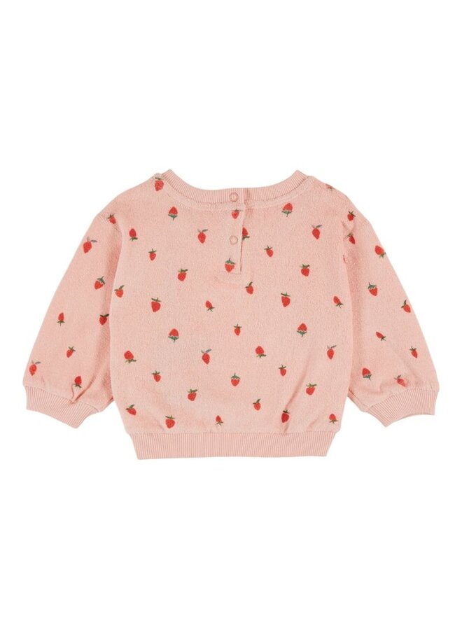 Emile & Ida | baby sweat shirt eponge imprime ao | guariguette