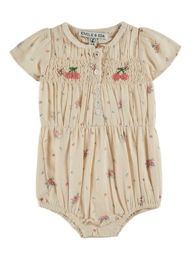 Emile & Ida | combibloomer smocke imprime | paquerette
