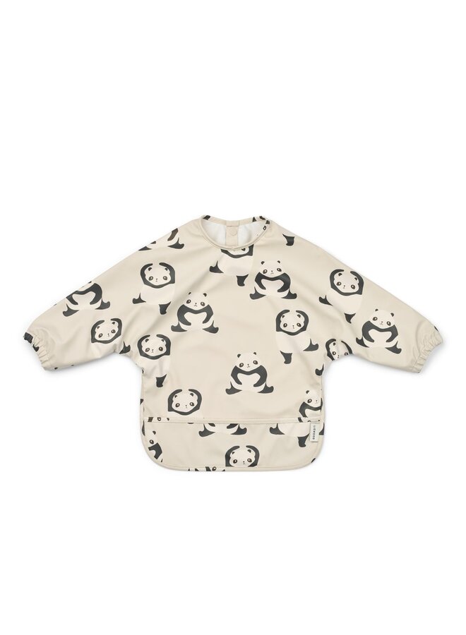 Liewood | merle printed cape bib | panda/sandy