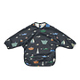 Liewood | merle printed cape bib | sailing/classic navy