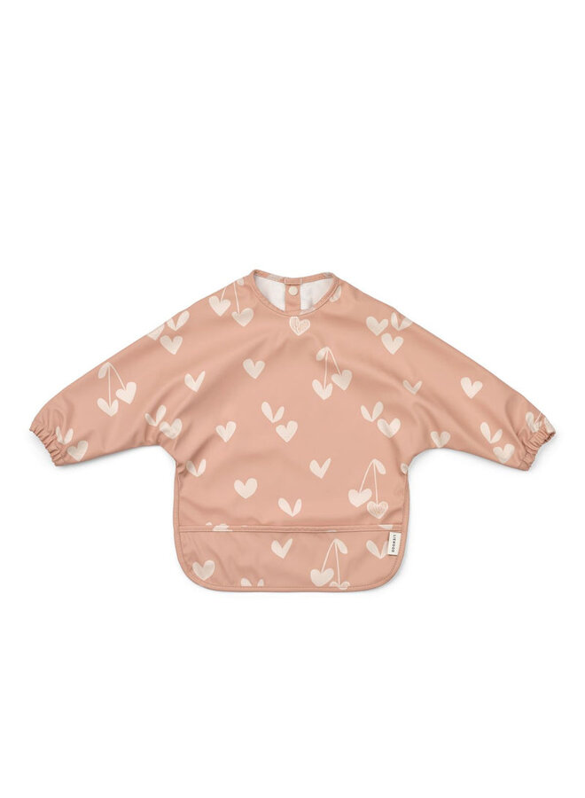 Liewood | merle printed cape bib | sweathearts/pale tuscany