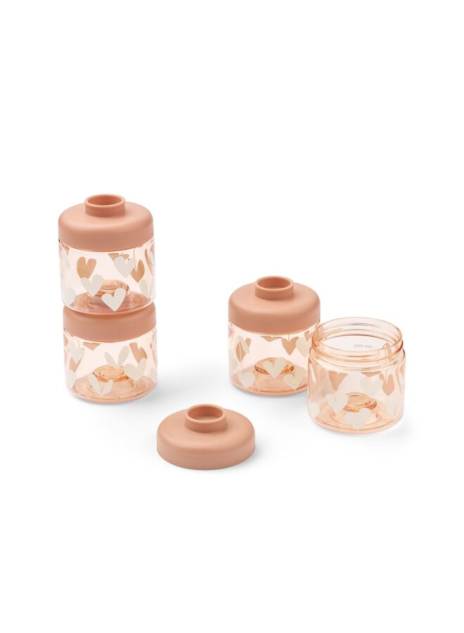 Liewood | dominique baby food tritan boxes | sweethearts/pale tuscany