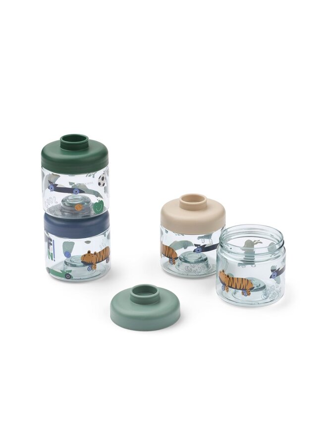 Liewood | dominique baby food tritan boxes | fun/beach blue