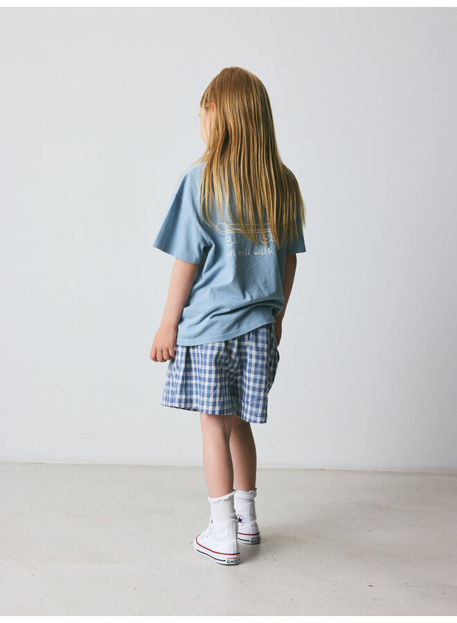 Brunobruno nation | nanna t-shirt | dusty blue skateboard