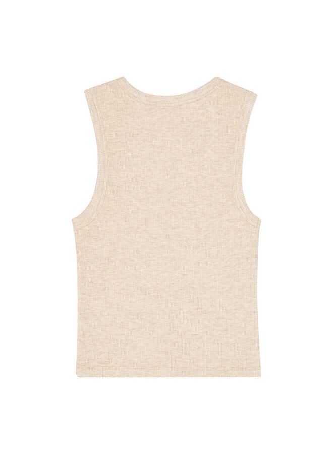 Brunobruno nation | elliot tank top | antique white melange