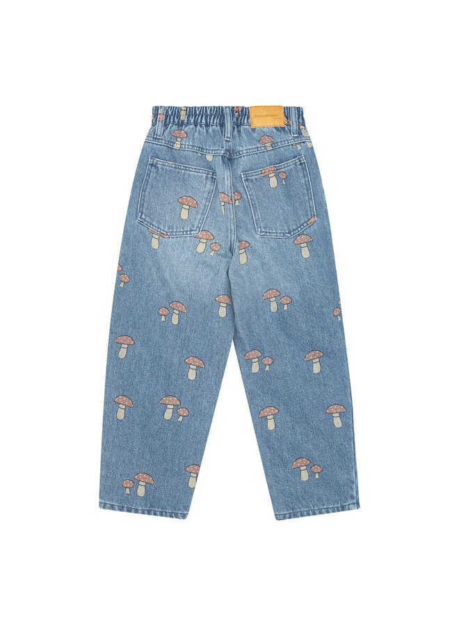 Brunobruno nation | dorethy aop jeans | mid blue denim aop