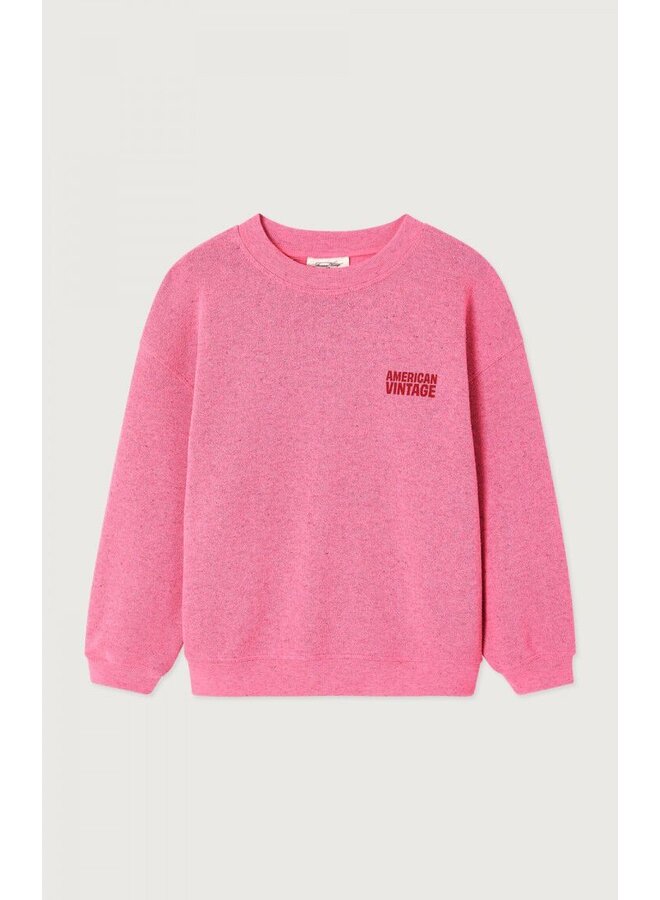 American Vintage | evona sweatshirt | framboisine surteint