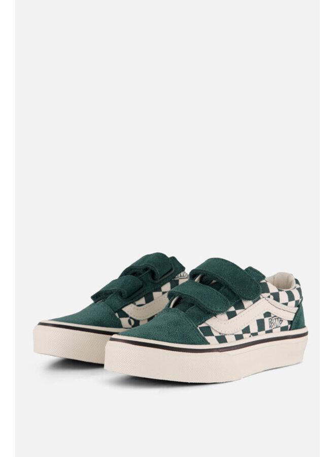 Vans | youth | old skool | geo check mystic moss
