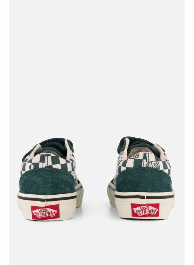 Vans | youth | old skool | geo check mystic moss