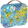 Janod | puzzel | de wereld 100st