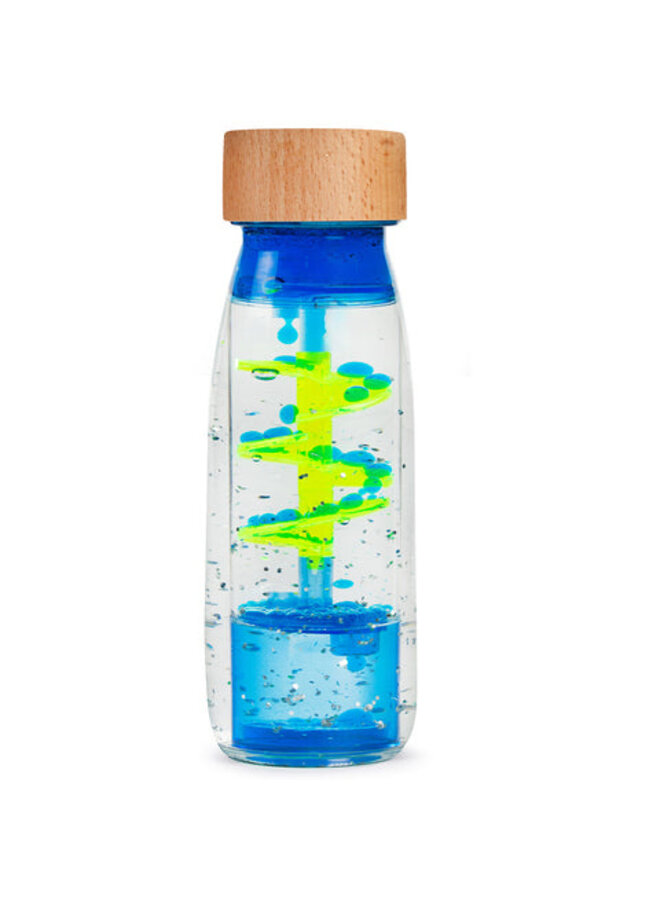 Petit Boum | move bottle spiral blue