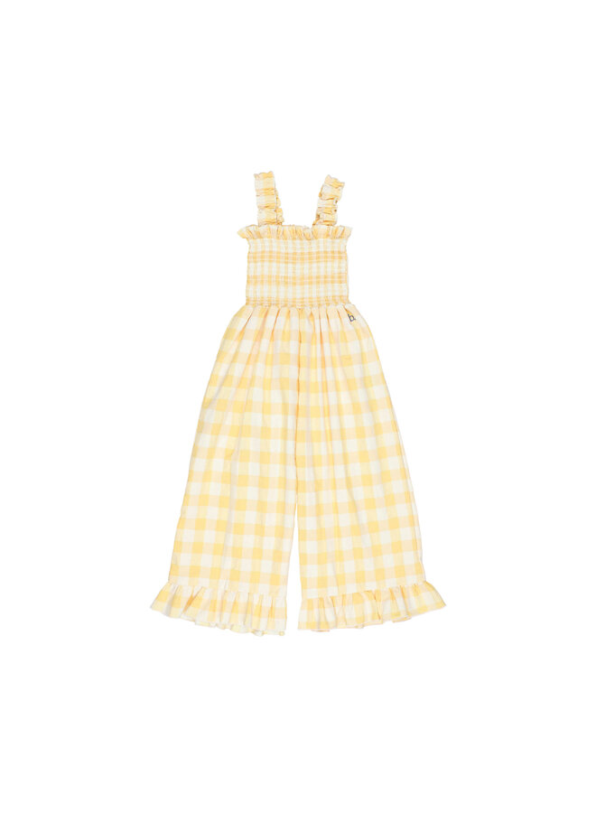 Buho | gingham jumpsuit | sun