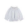Buho | chic lurex blouse | sky blue