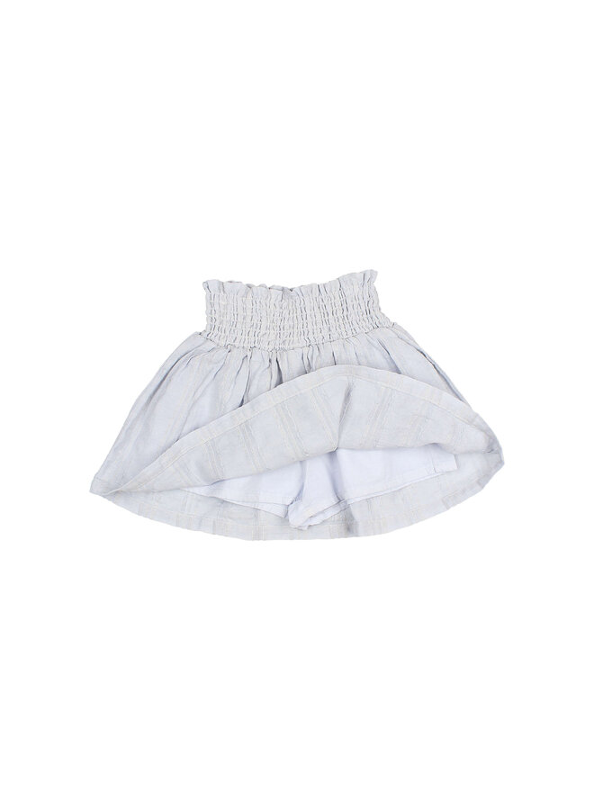 Buho | chic lurex skirt | sky blue
