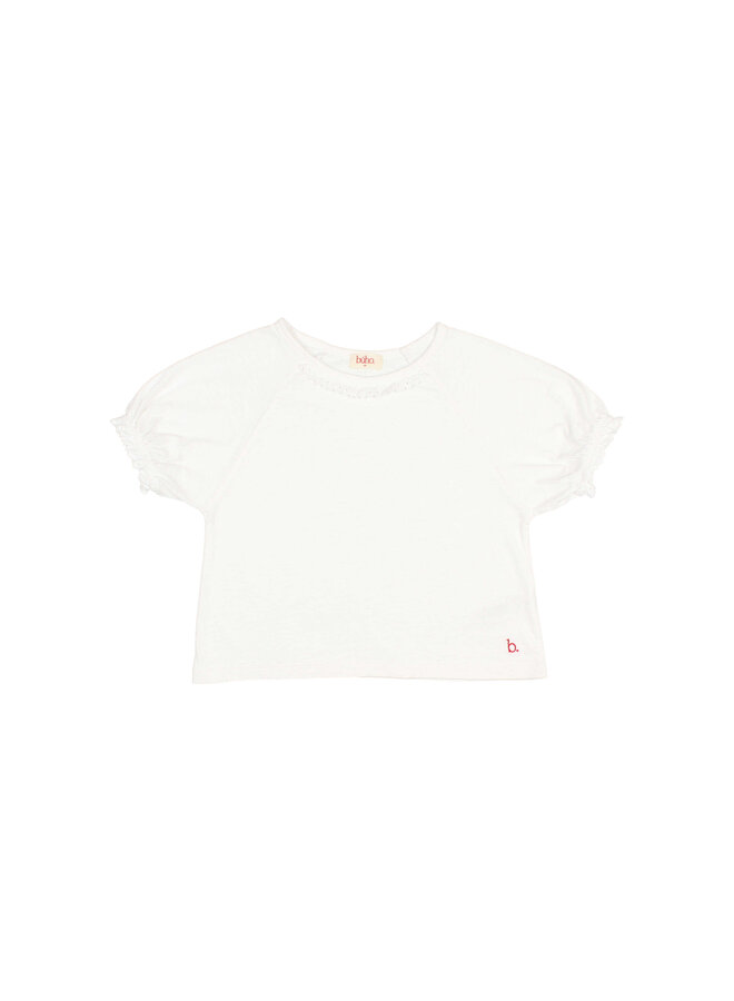 Buho | lace t-shirt | white