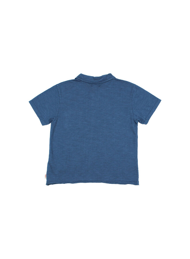 Buho | pocket polo | navy