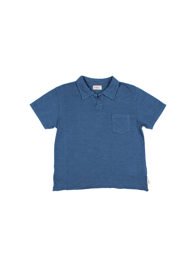 Buho | pocket polo | navy