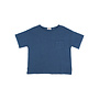 Buho | pocket linen t-shirt | navy