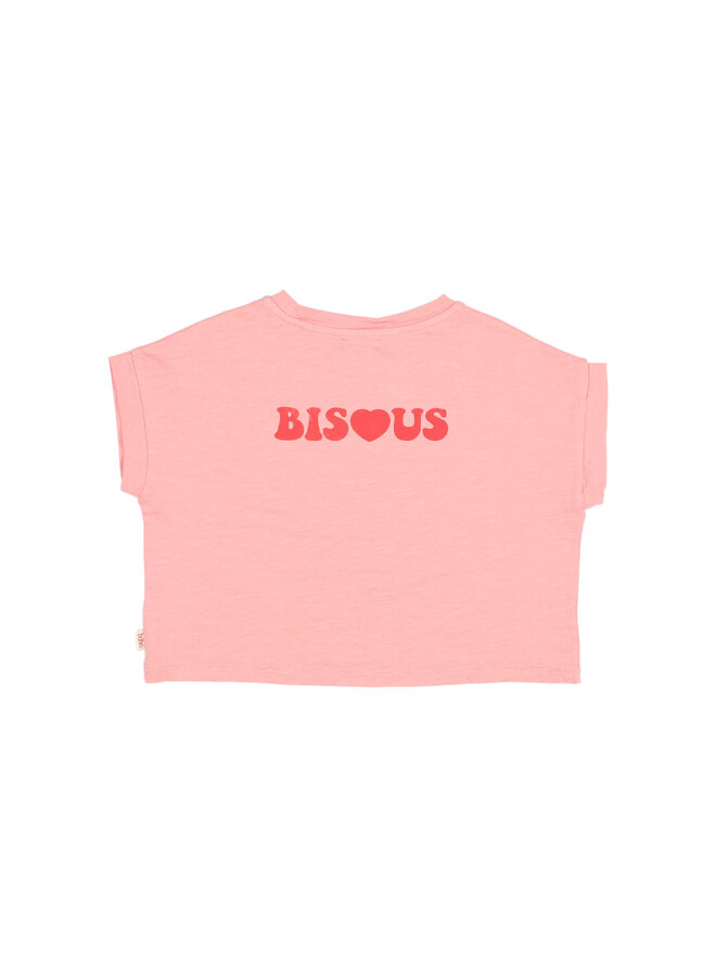 Buho | bisous t-shirt | sugar pink