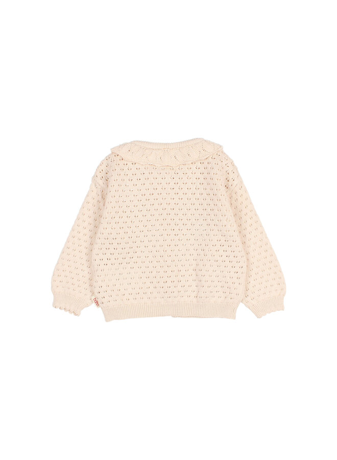 Buho | bb boho cardigan | cream pink