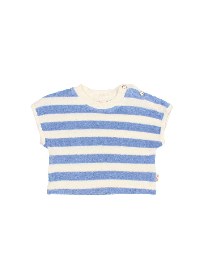 Buho | bb terry stripes t-shirt | bluette