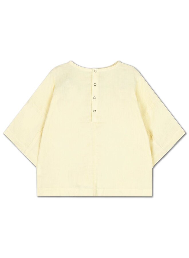 Repose | woven tee | soft yellow