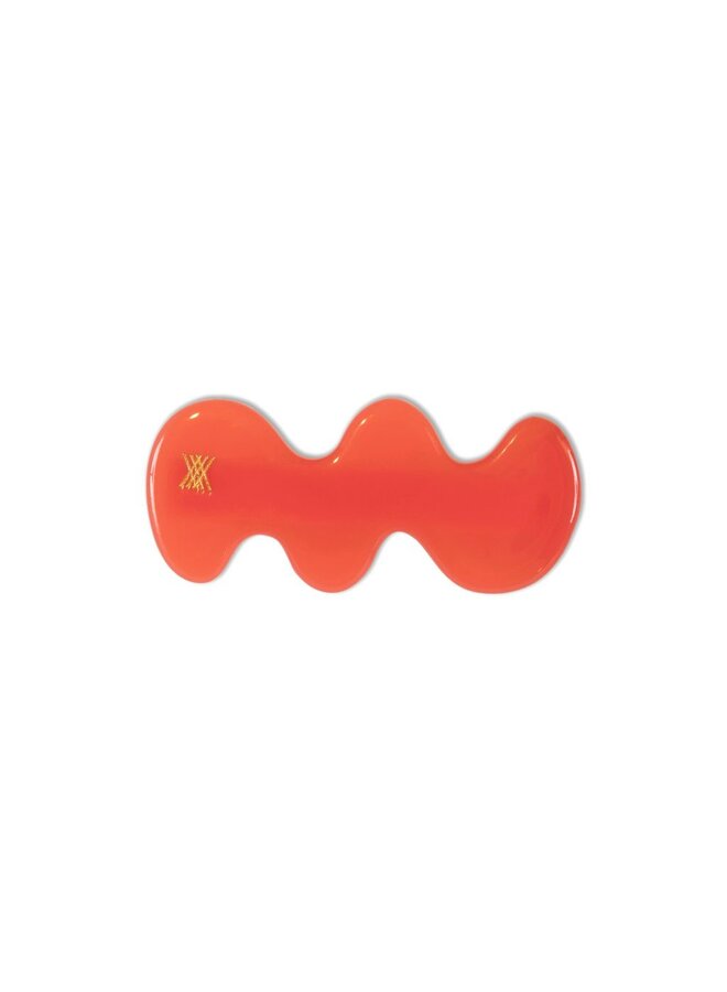 Repose | wavy hair clip | coral dusk