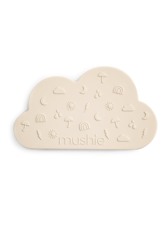 Mushie | teether | cloud grey