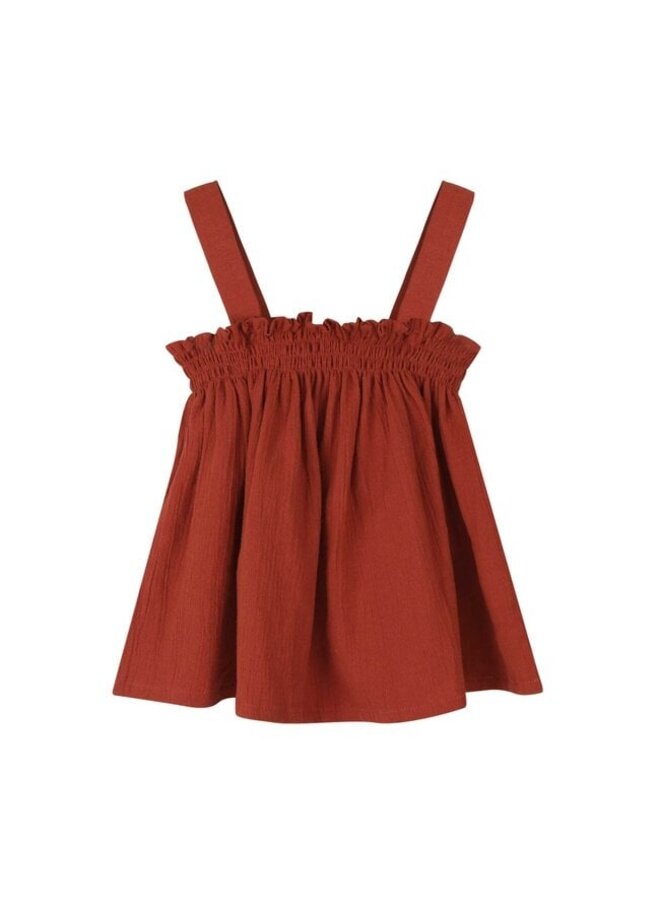 Jacky Sue | coco top  | terracotta