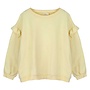 Jacky Sue | lois ruffle sweater | pastel yellow