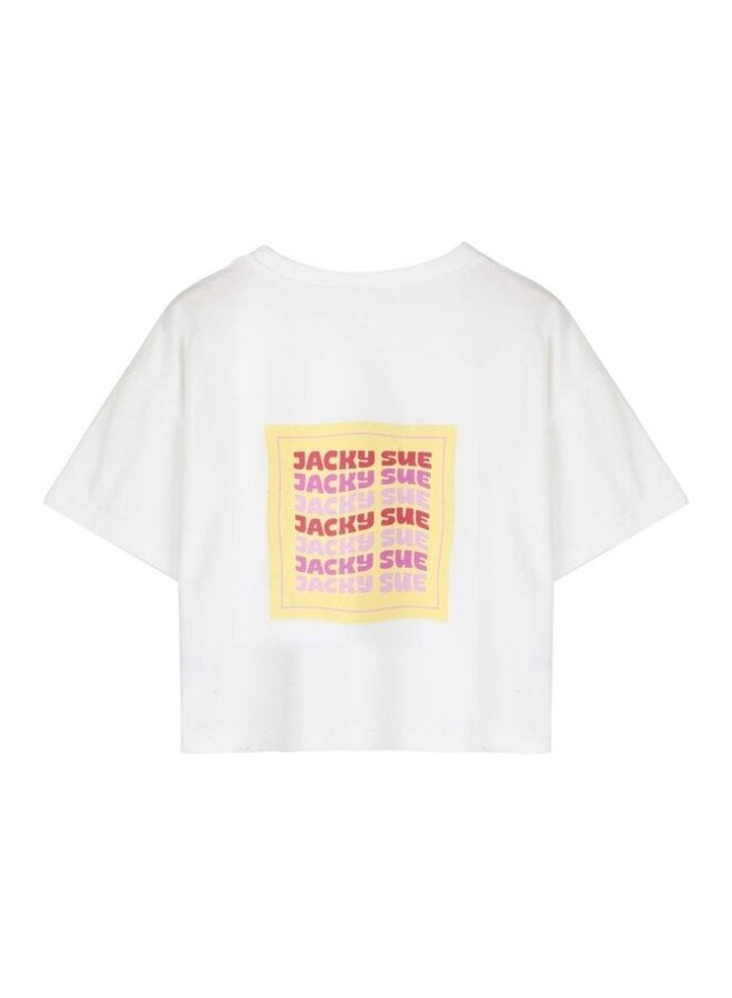 Jacky Sue | js tee  | off white