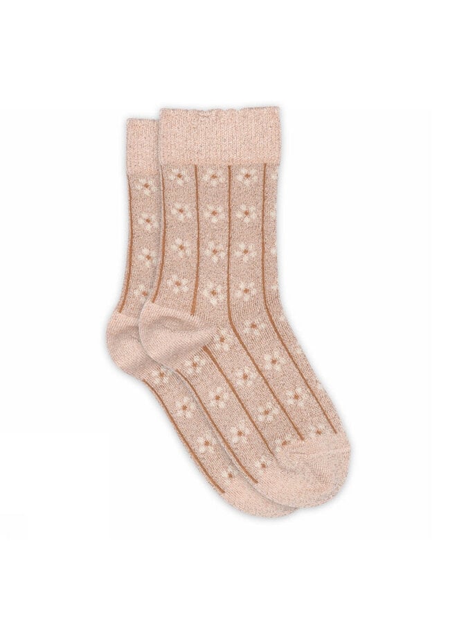 MP Denmark | oline glitter socks | rose dust