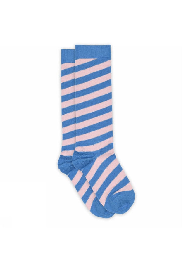 MP Denmark | candy stripe knee socks | malibu blue