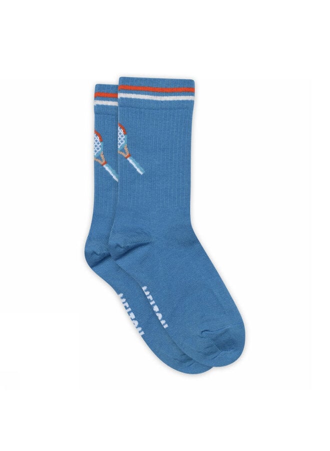 MP Denmark | tennis racket socks | malibu blue