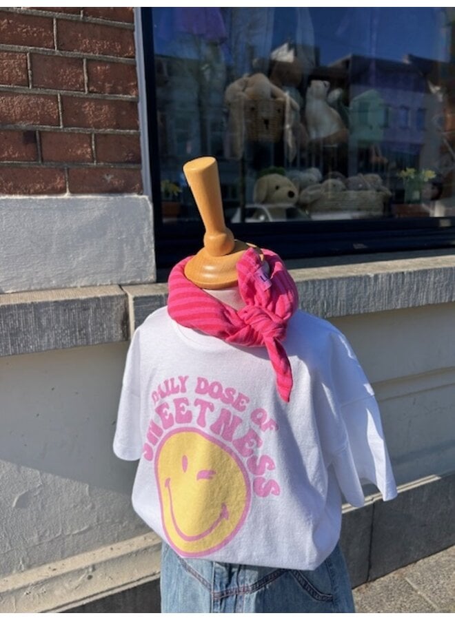 Luka Luna | bandana roze streep