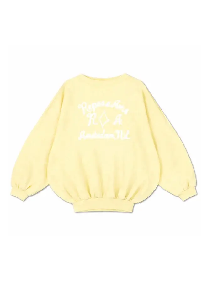 Repose | iris sweater | soft butter yellow